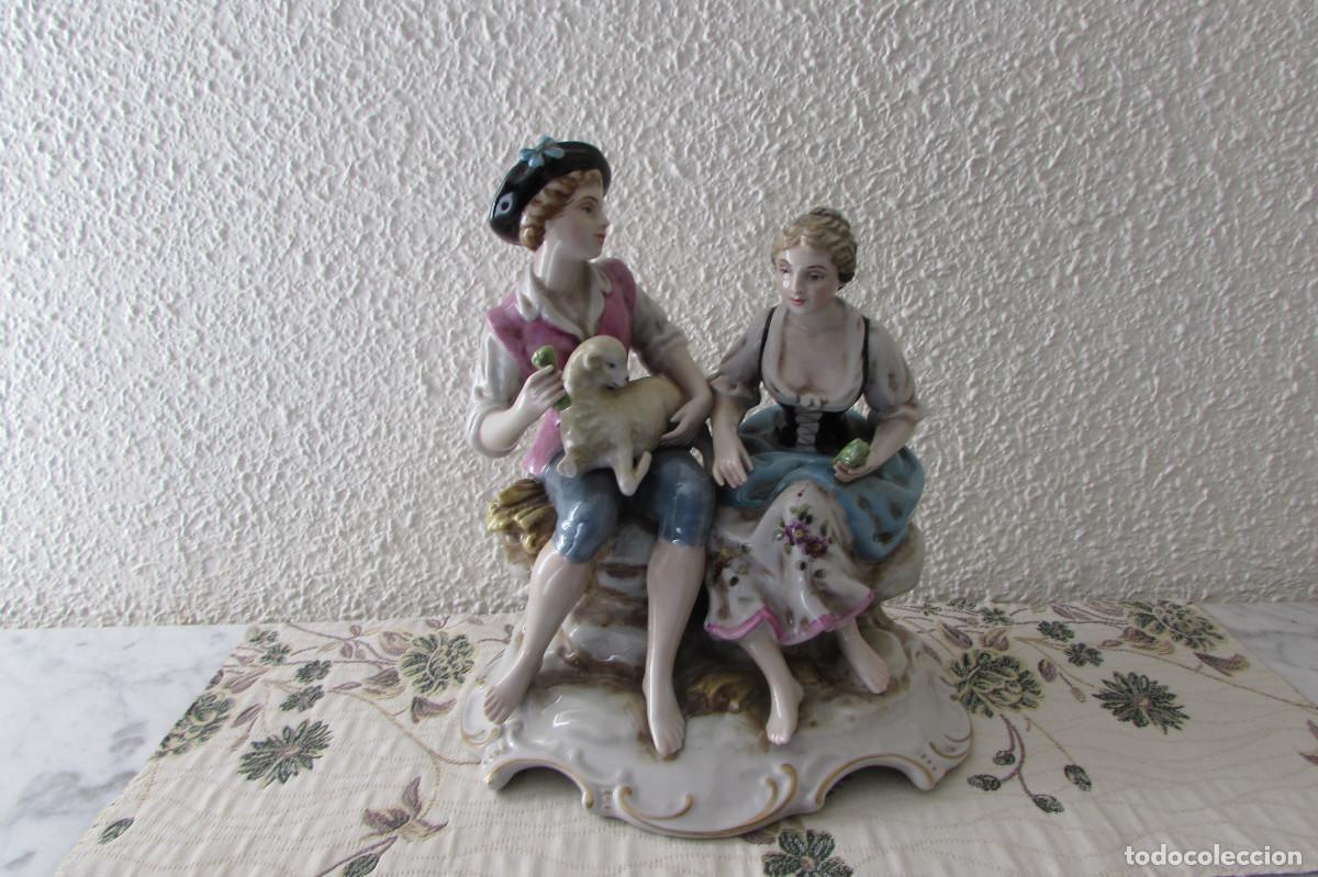 Antig&uuml;edades: Conjunto en porcelana de Hispania a&ntilde;os 40 de Salvador Mallol