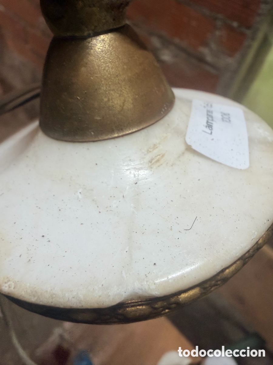 Antig&uuml;edades: Pareja de lamparitas de bronce - Foto 10