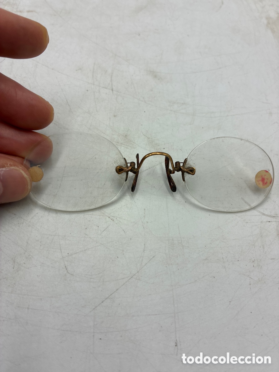 Antig&uuml;edades: Lentes quevedos. (sin patillas). - Foto 2