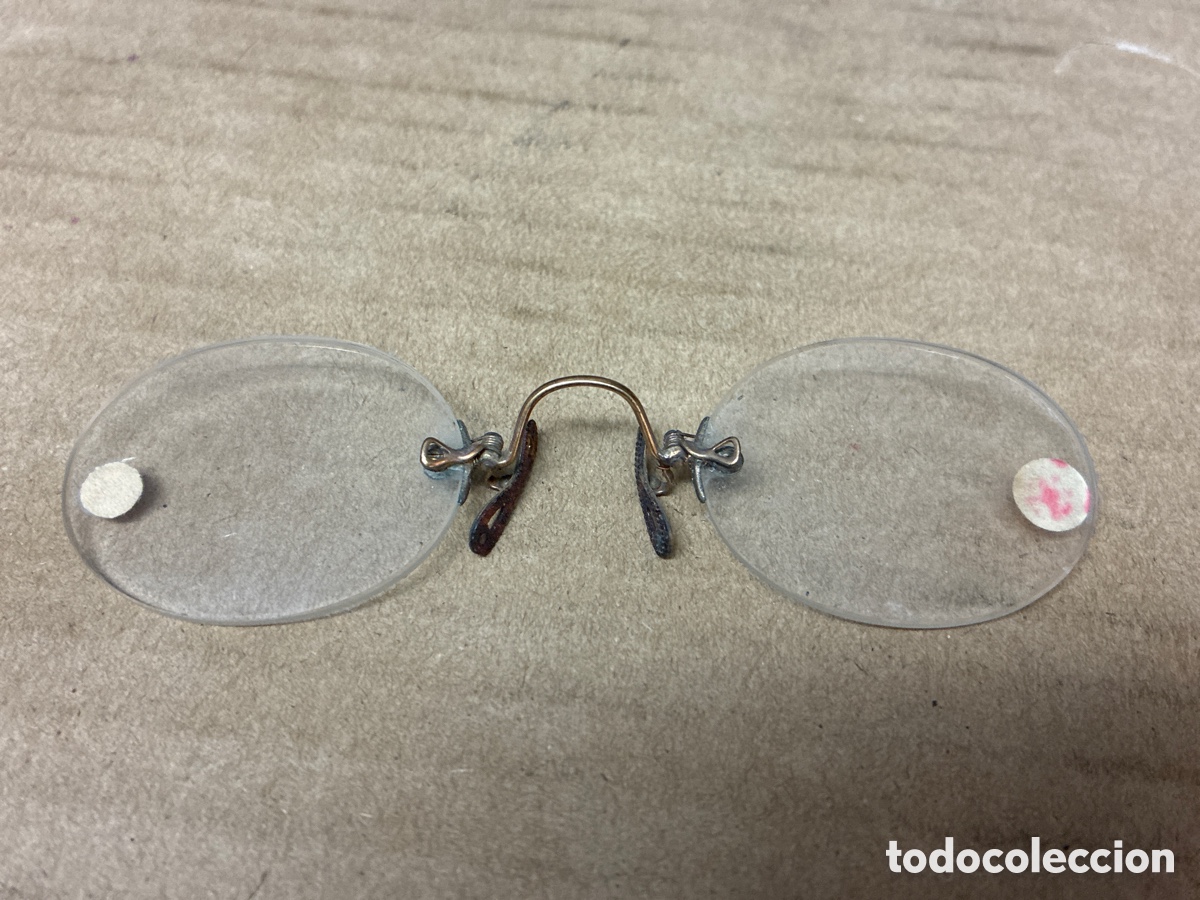 Antig&uuml;edades: Lentes quevedos. (sin patillas). - Foto 1