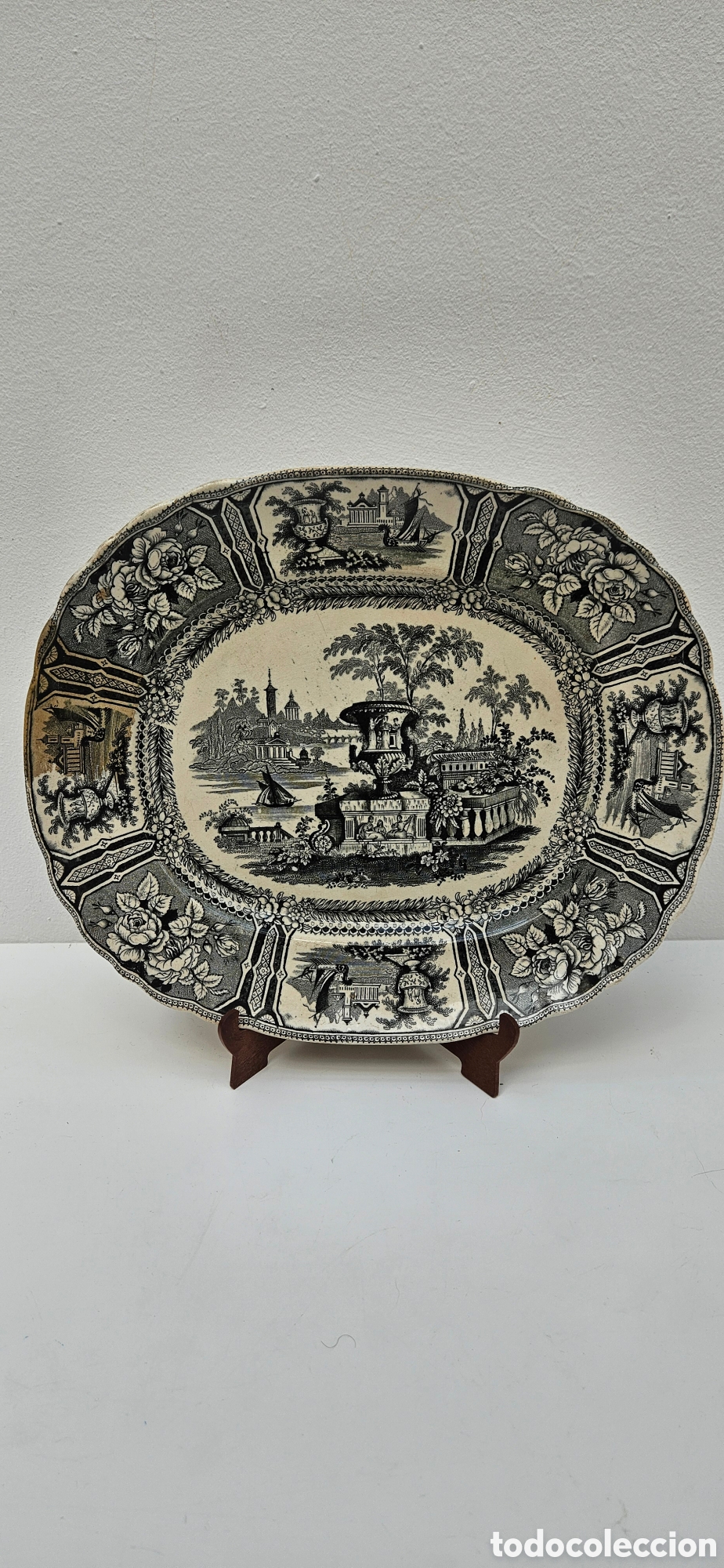 Antig&uuml;edades: Fuente Sargadelos antiguo serie G&oacute;ndola