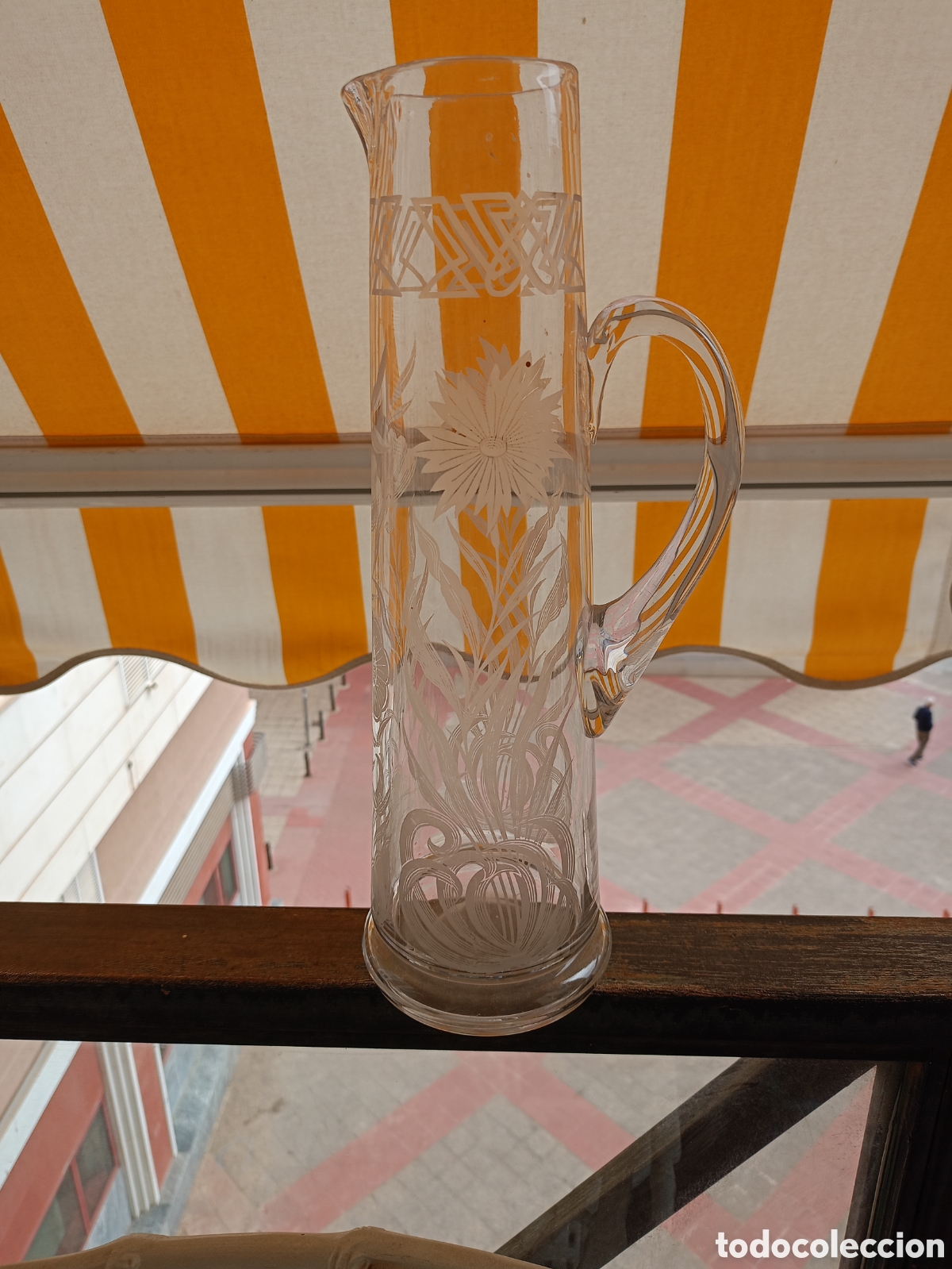 Antig&uuml;edades: ANTIGUA JARRA MODERNISTA 37,5 CM FLORERO