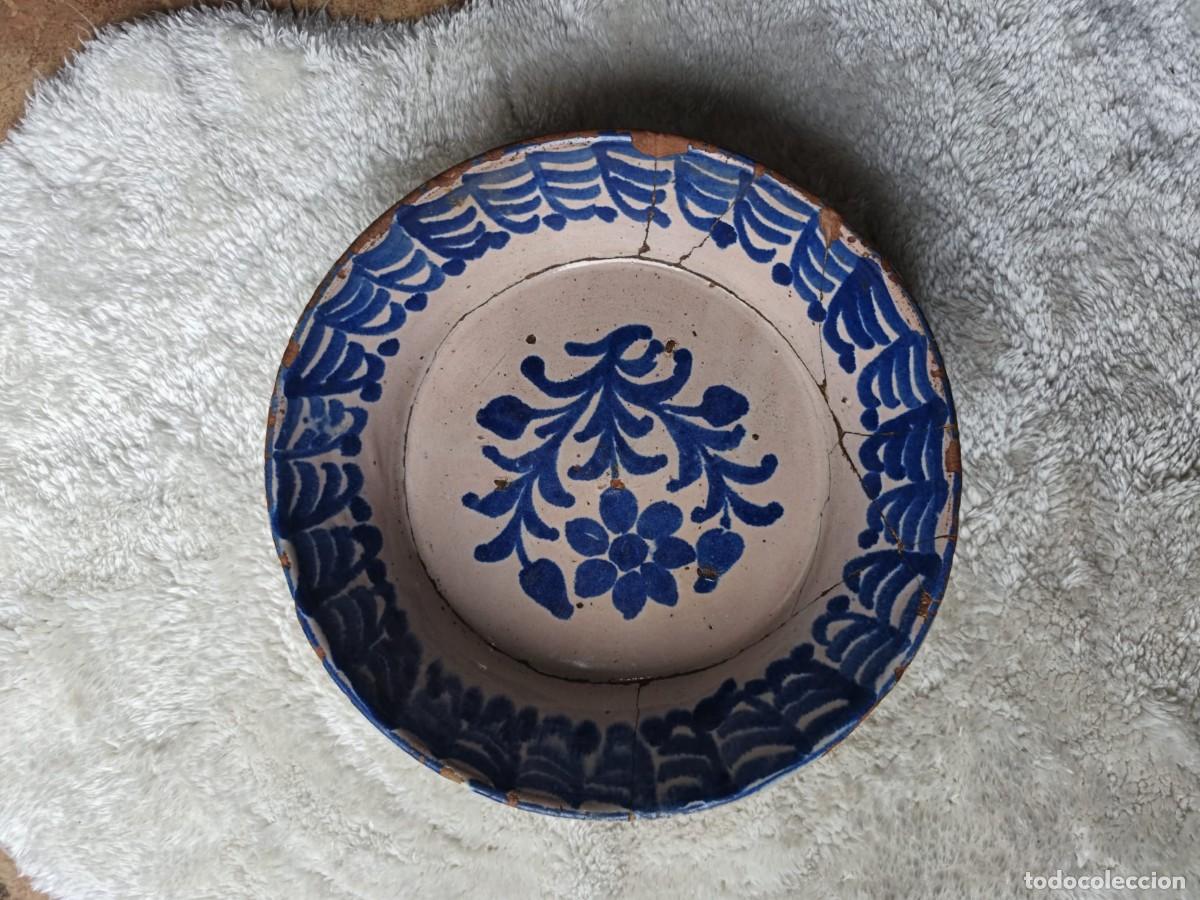 Antig&uuml;edades: LEBRILLO ANTIGUO FAJALAUZA 29 CM