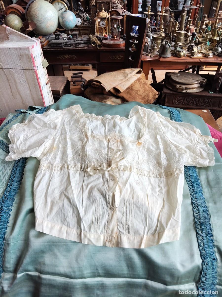 Antig&uuml;edades: Antigua camisa de mujer S XIX