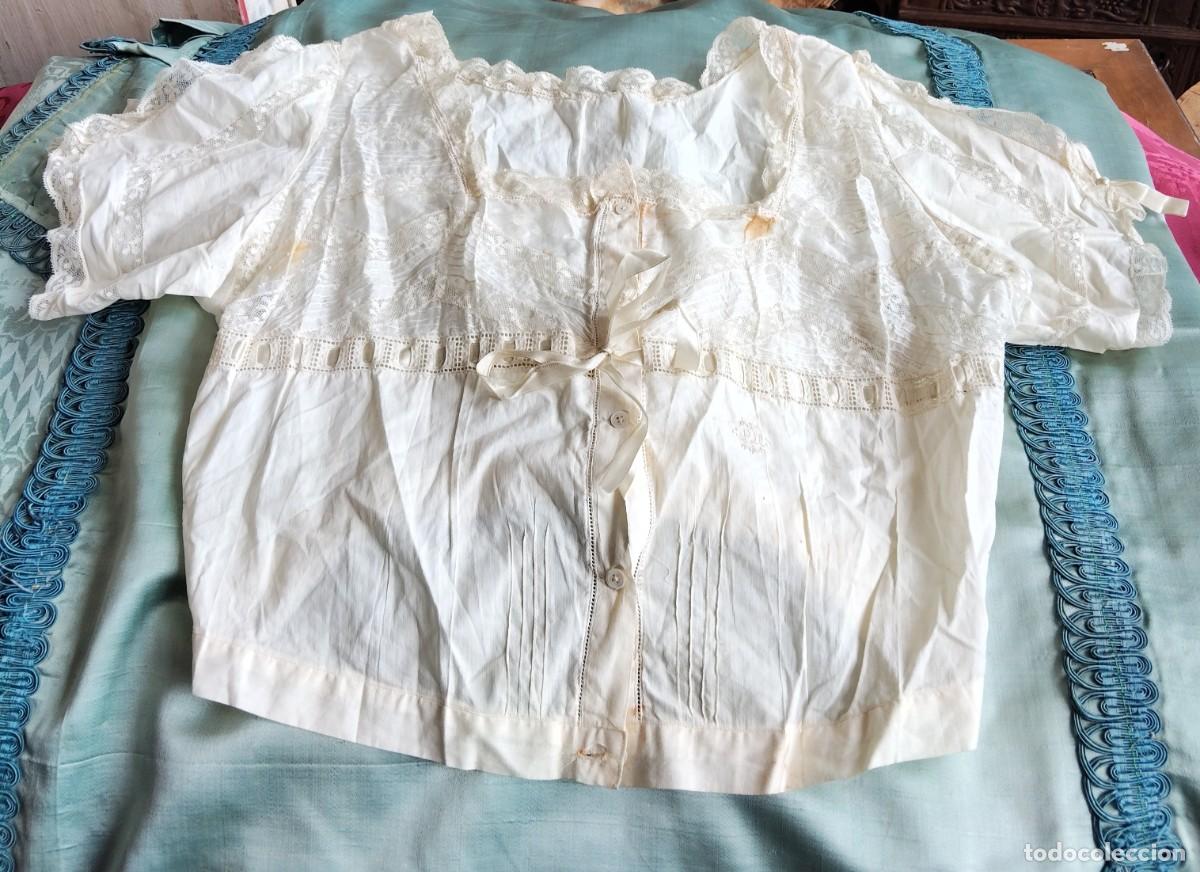 Antig&uuml;edades: Antigua camisa de mujer S XIX