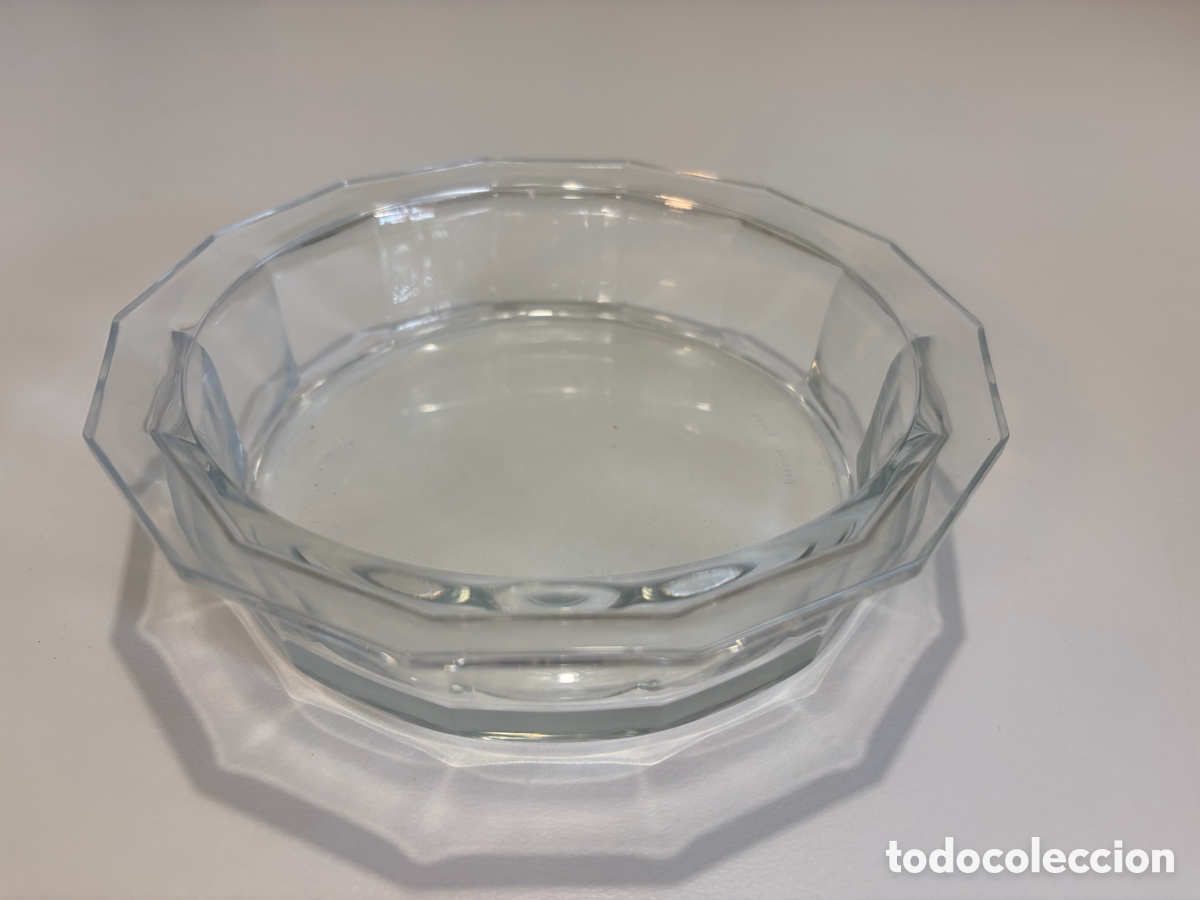Antig&uuml;edades: Antiguo centro de mesa de cristal Bormioli Rocco - Foto 2