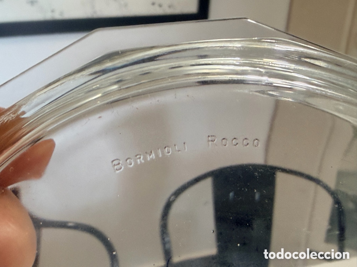 Antig&uuml;edades: Antiguo centro de mesa de cristal Bormioli Rocco - Foto 6