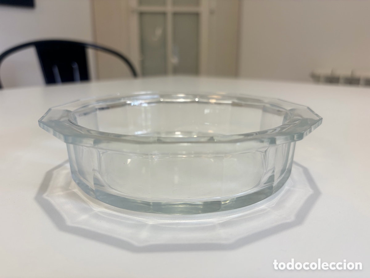 Antig&uuml;edades: Antiguo centro de mesa de cristal Bormioli Rocco