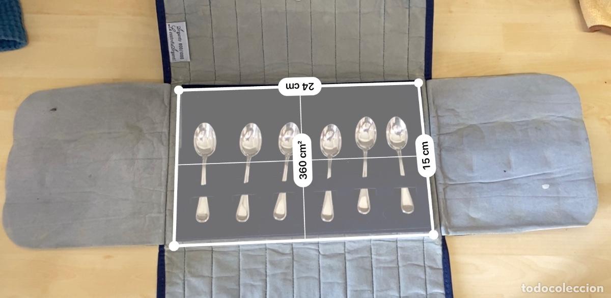 Antig&uuml;edades: 6 Cucharas de plata 800/1000 - Foto 5