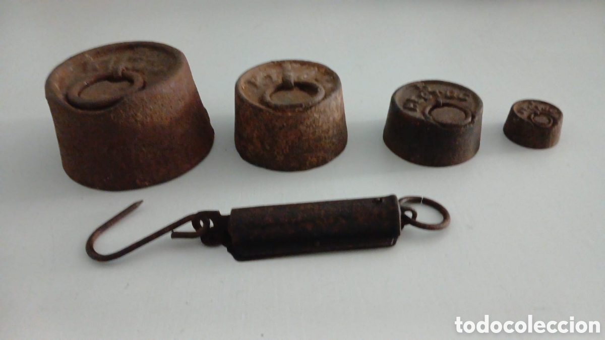 Antig&uuml;edades: PESAS ANTIGUAS BALANZA ROMANA