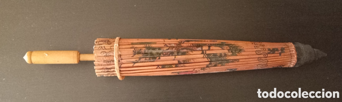 Antig&uuml;edades: Paraguas Japones madera