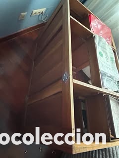 Antig&uuml;edades: Escritorio Madera Maciza Teca Persiana - Foto 4