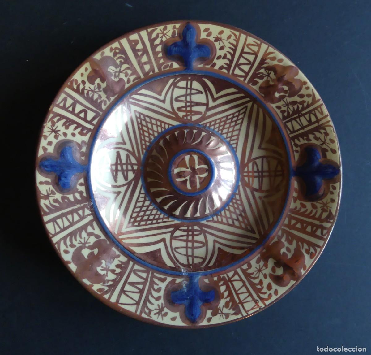 Antig&uuml;edades: PLATO DE REFLEX SELLADO : GIMENO RIOS( PAGO POR BIZUM)