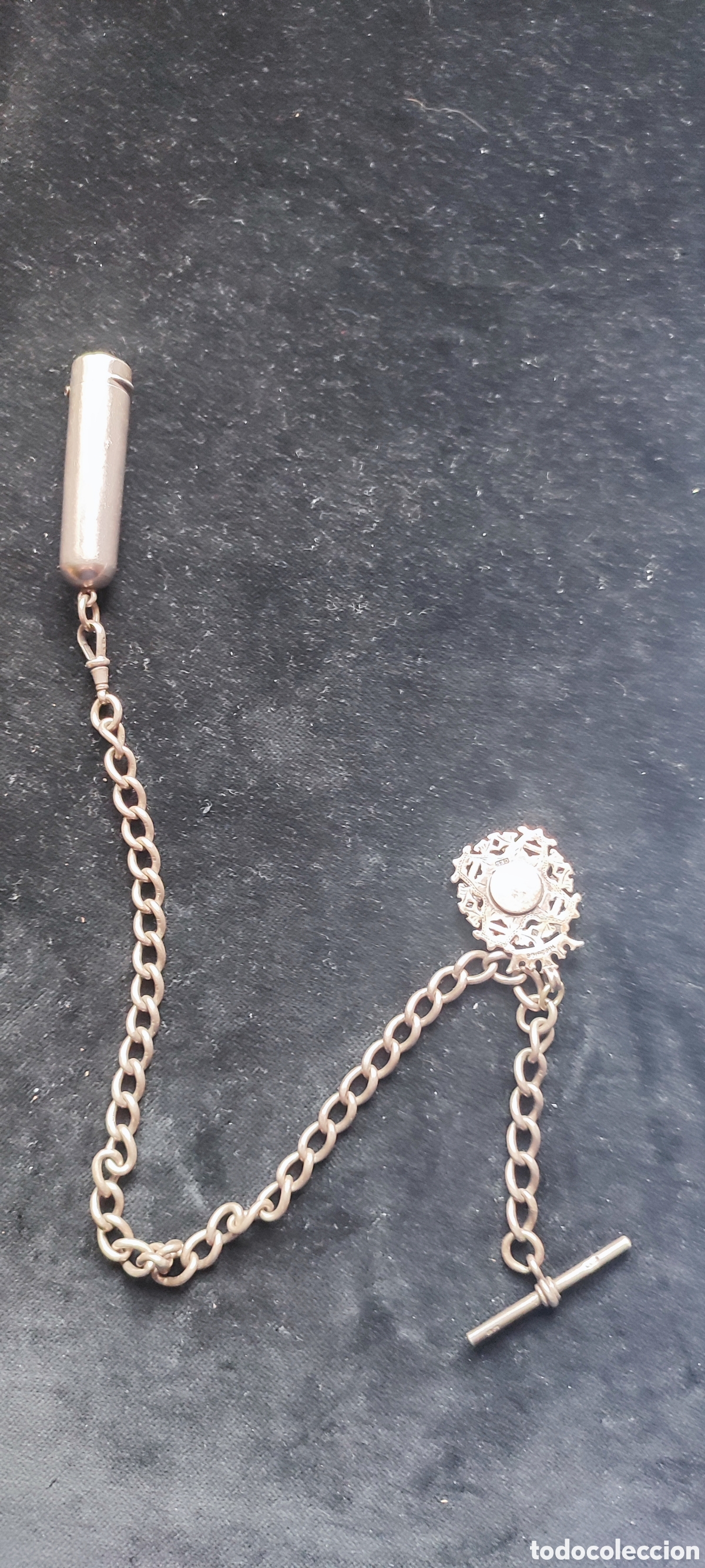 Antig&uuml;edades: Extraordinario portaboquillas de plata con contrastes de 1920