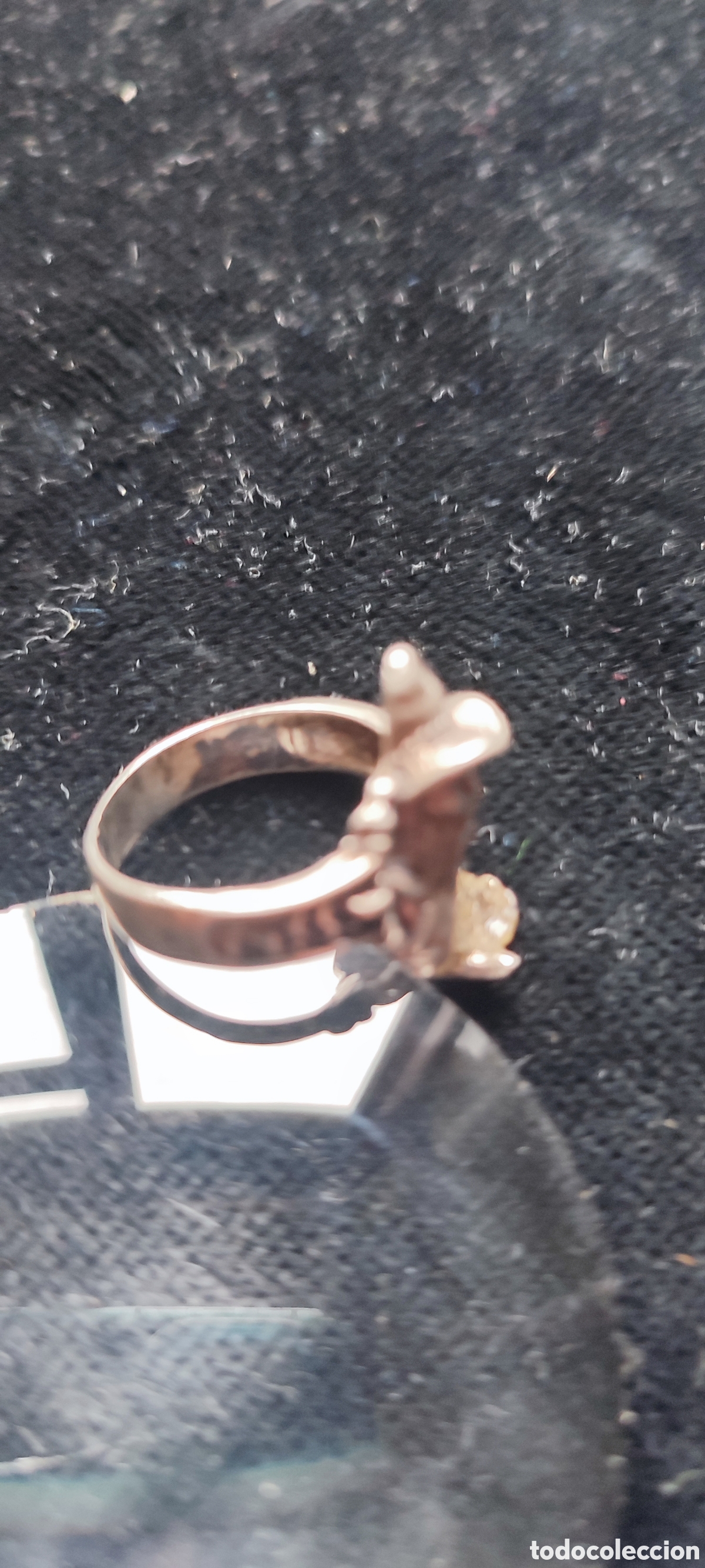 Antig&uuml;edades: Anillo de plata con la figura de un mago - Foto 2