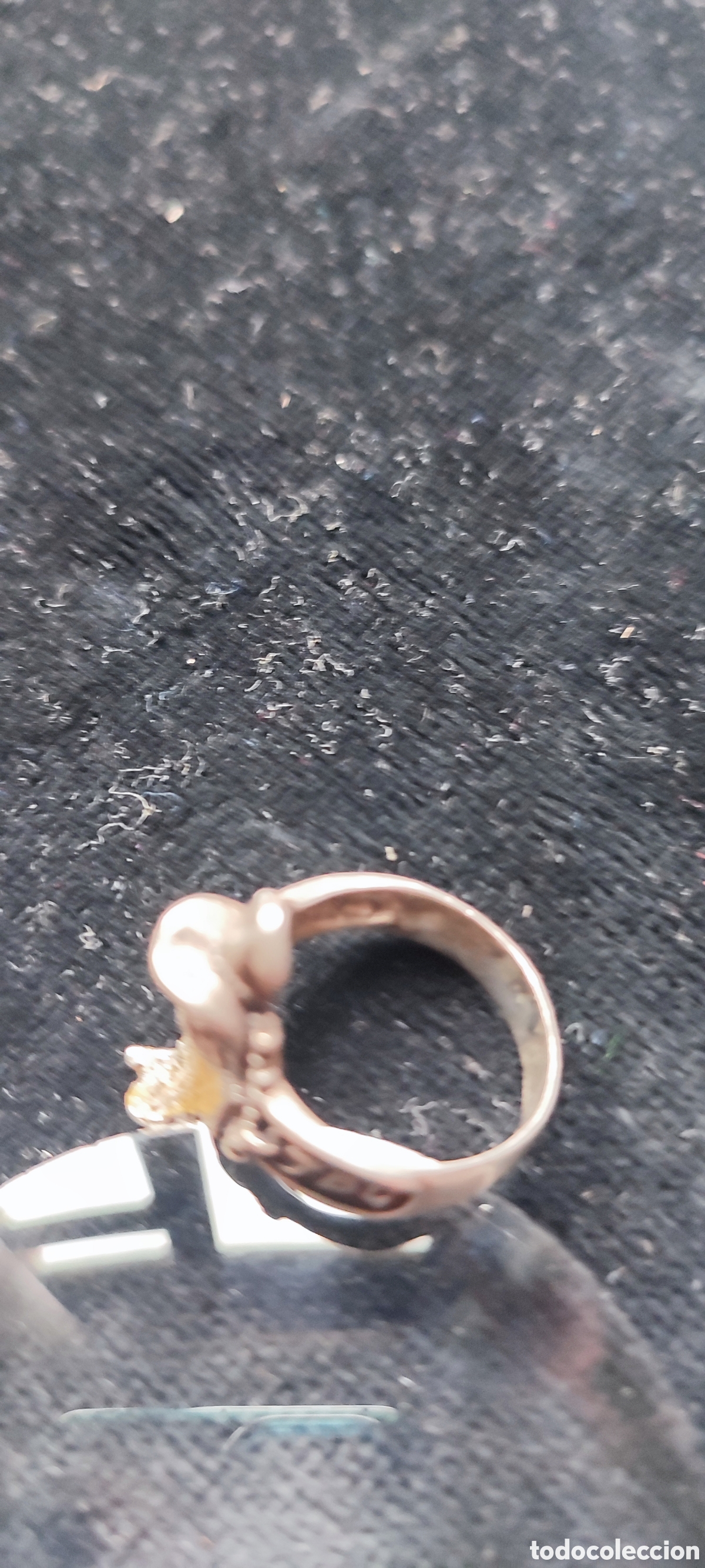 Antig&uuml;edades: Anillo de plata con la figura de un mago - Foto 3