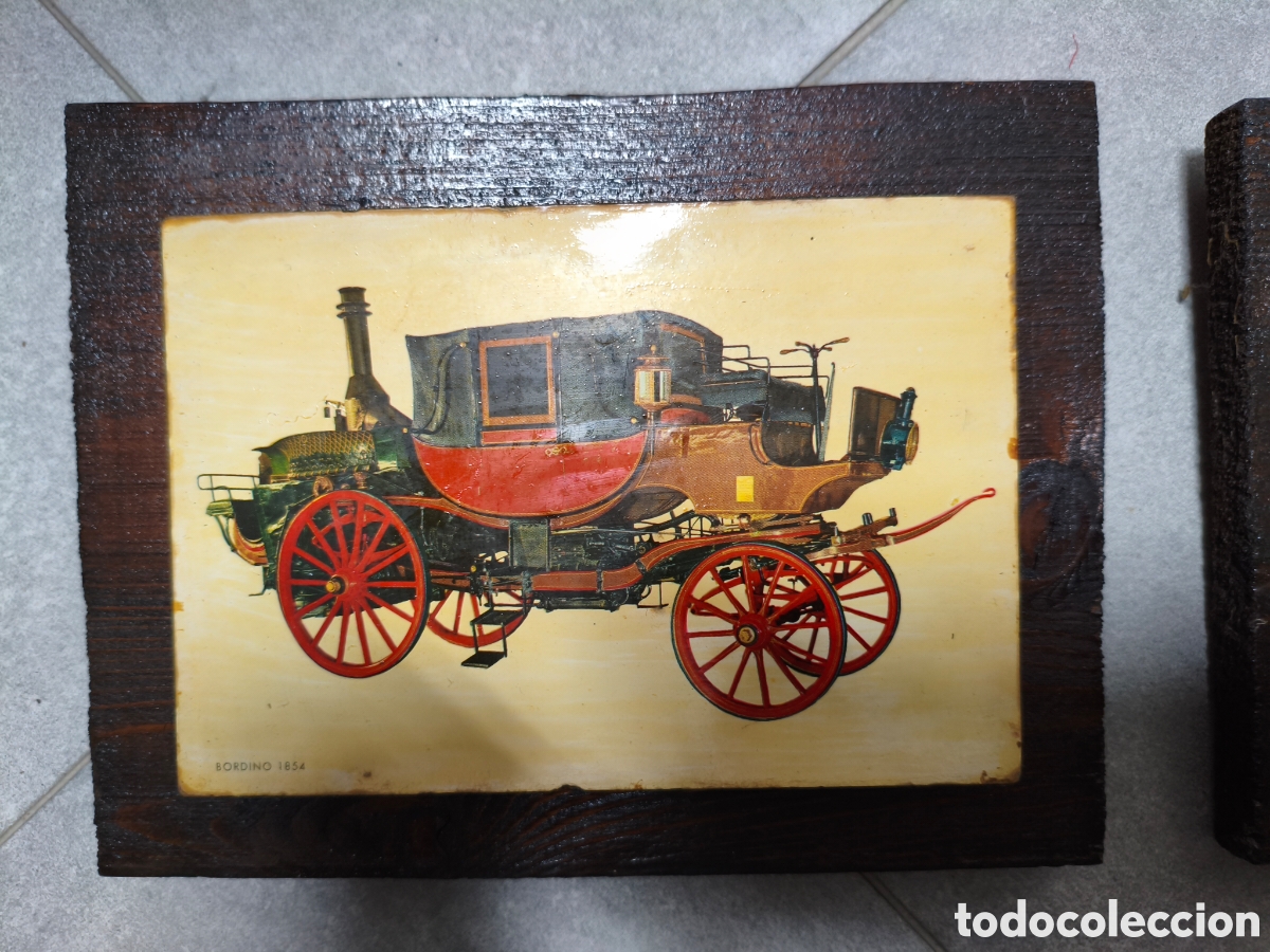 Antig&uuml;edades: Peque&ntilde;os cuadros coches clasicos - Foto 3