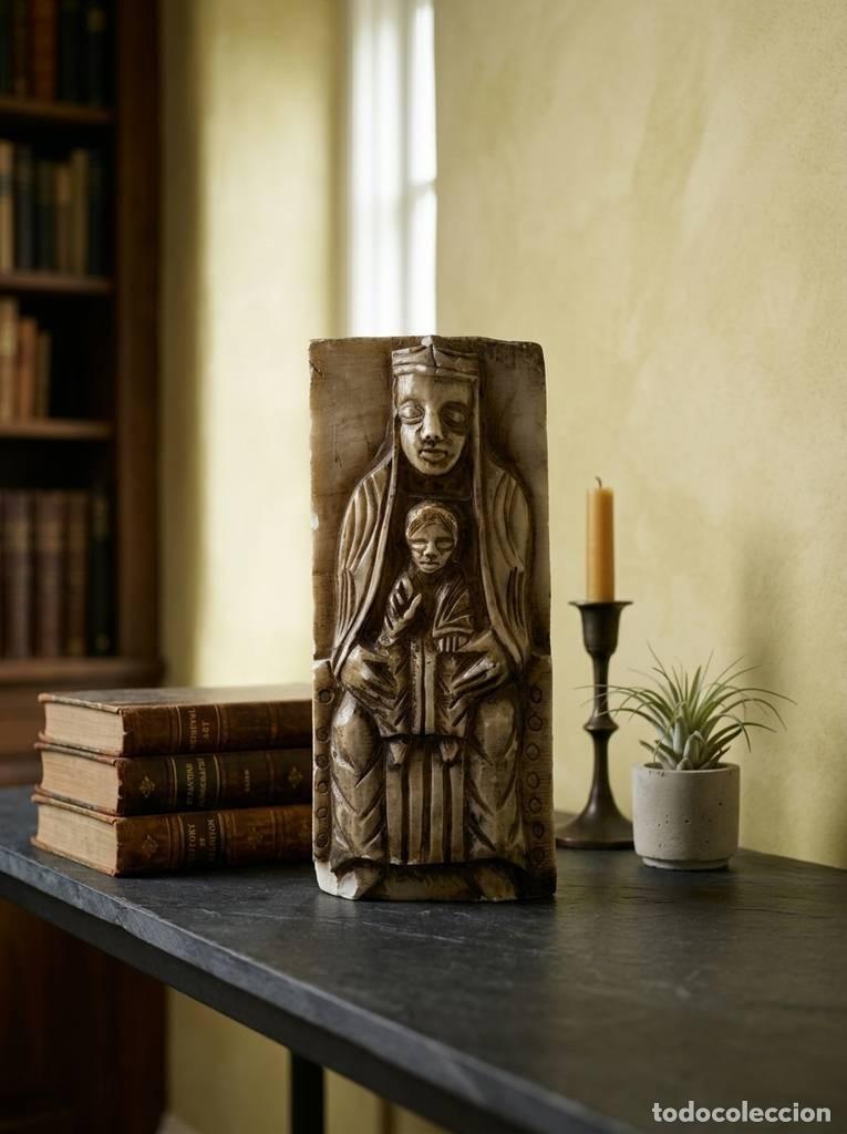 Antig&uuml;edades: ESCULTURA TALLADA DE VIRGEN - Foto 1