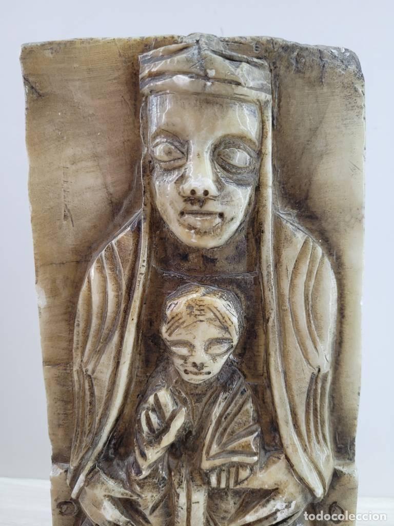 Antig&uuml;edades: ESCULTURA TALLADA DE VIRGEN - Foto 3