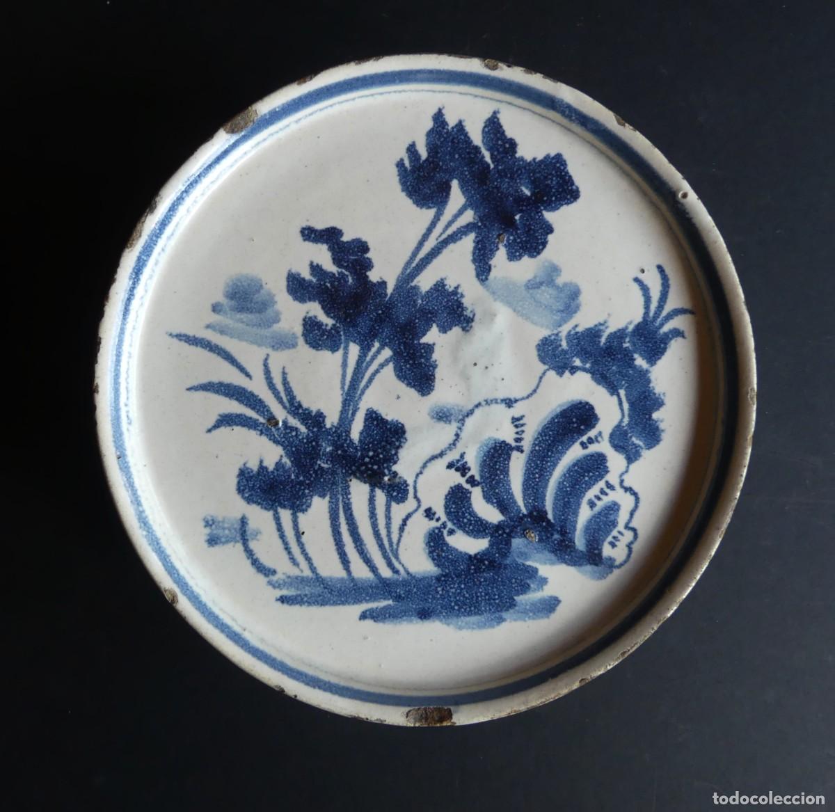 Antig&uuml;edades: SALVILLA DE CERAMICA DE TERUEL DEL SIGLO XVIII -XIX( PAGO POR BIZUM)