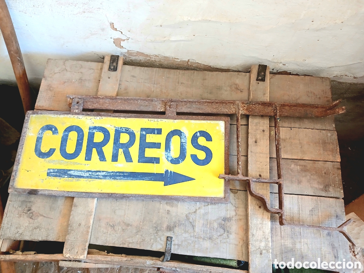 Antig&uuml;edades: Placa antigua de Correos - Foto 2