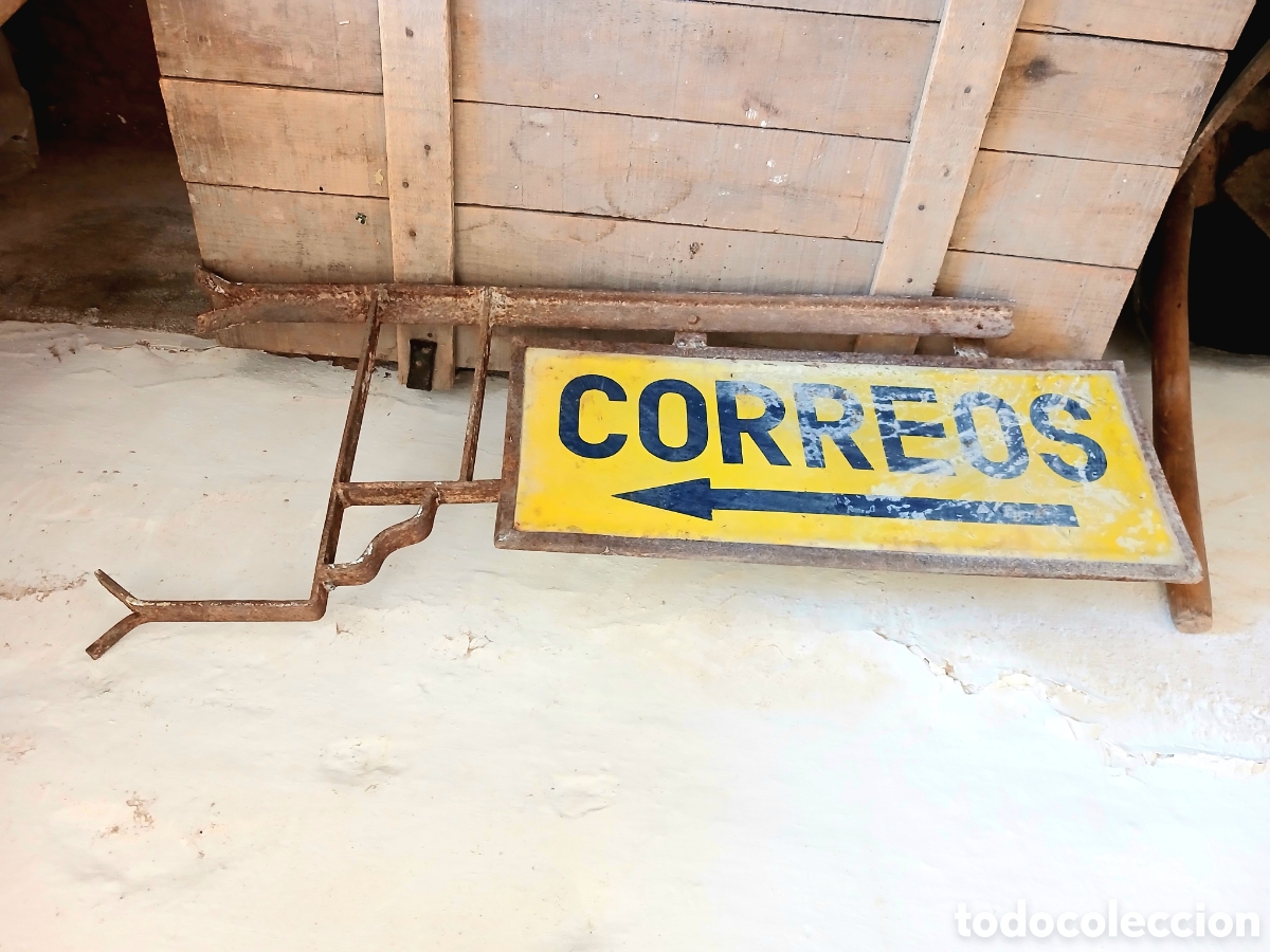 Antig&uuml;edades: Placa antigua de Correos - Foto 5