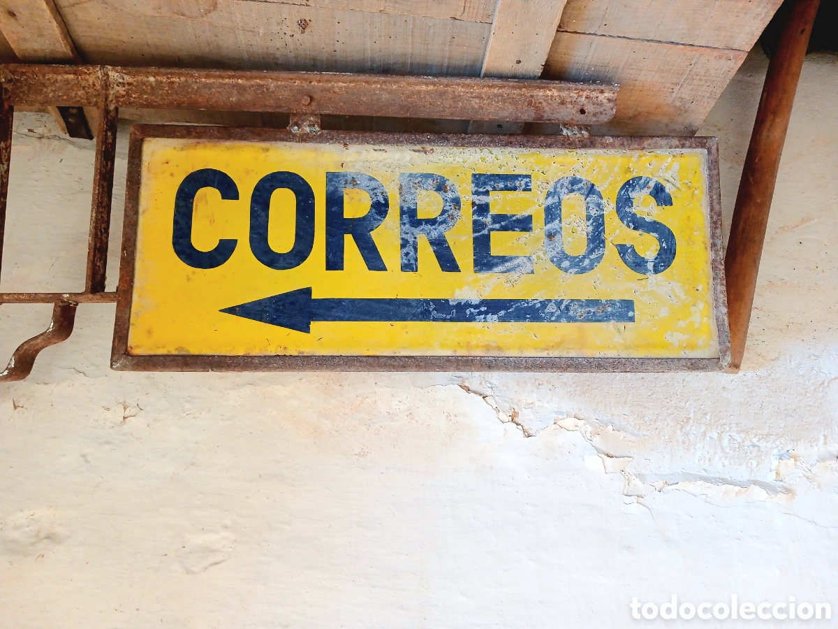 Antig&uuml;edades: Placa antigua de Correos - Foto 6