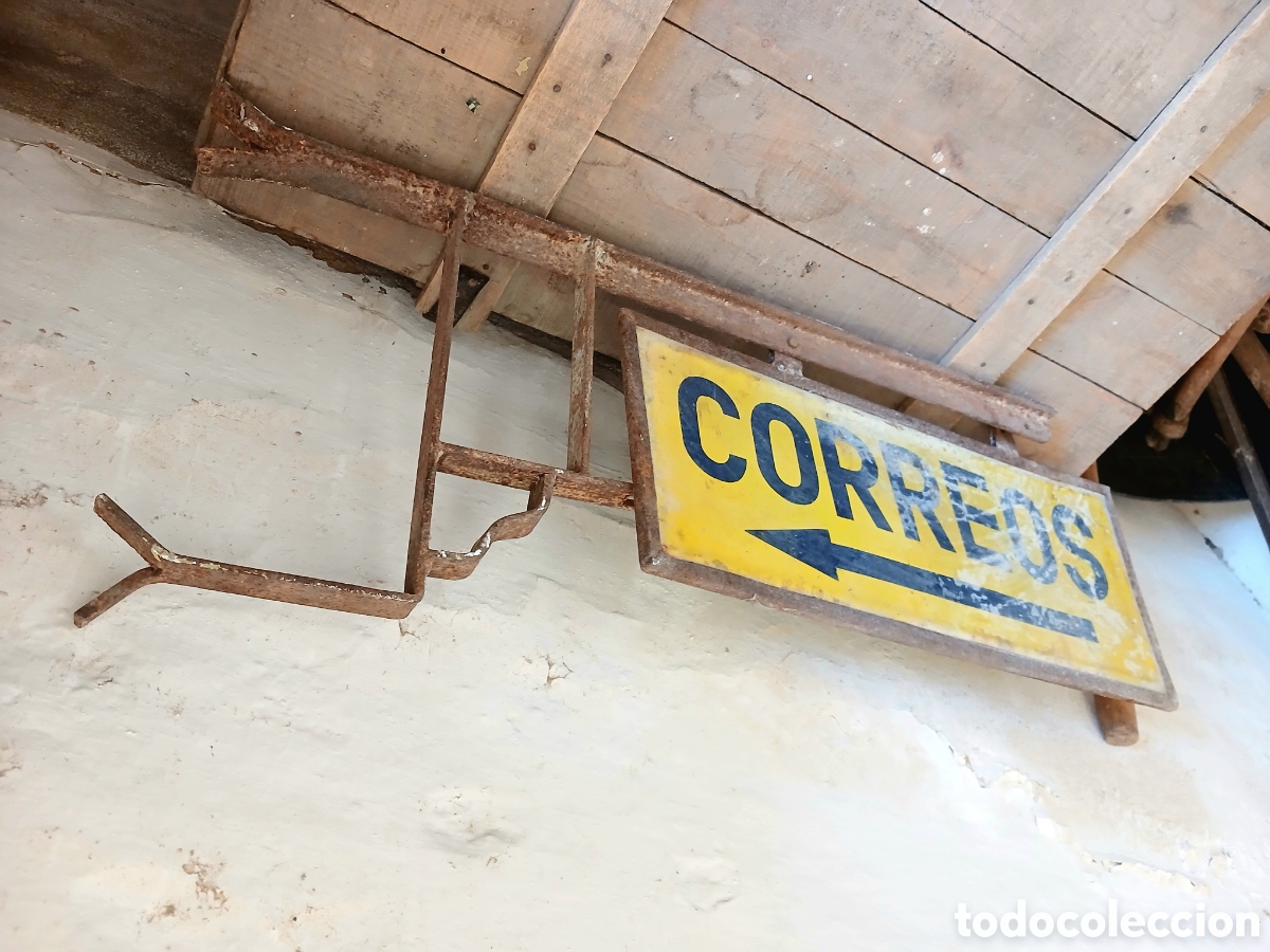 Antig&uuml;edades: Placa antigua de Correos - Foto 7