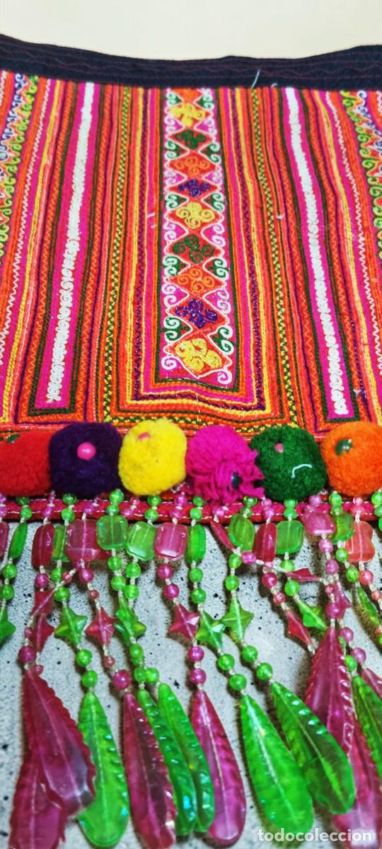 Antig&uuml;edades: Panel textil Hmong bordado a mano, Tailandia - Foto 2