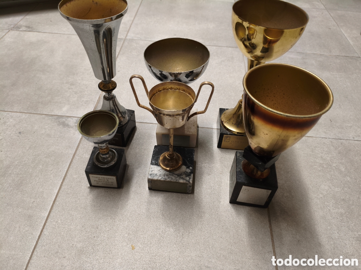 Antig&uuml;edades: Antiguos trofeos deportivos Hospitalet de l'infant