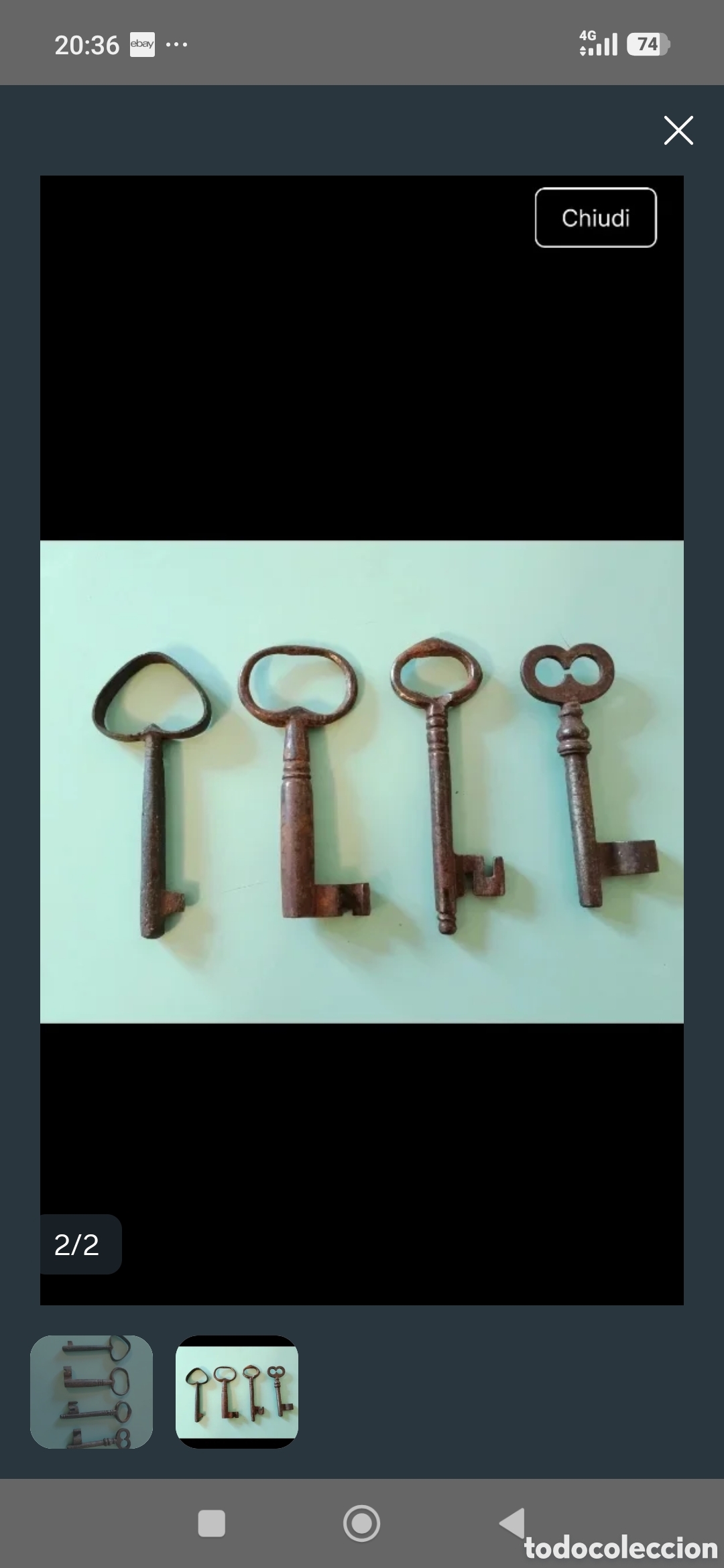 Antig&uuml;edades: Chiavi antiche da collezzione