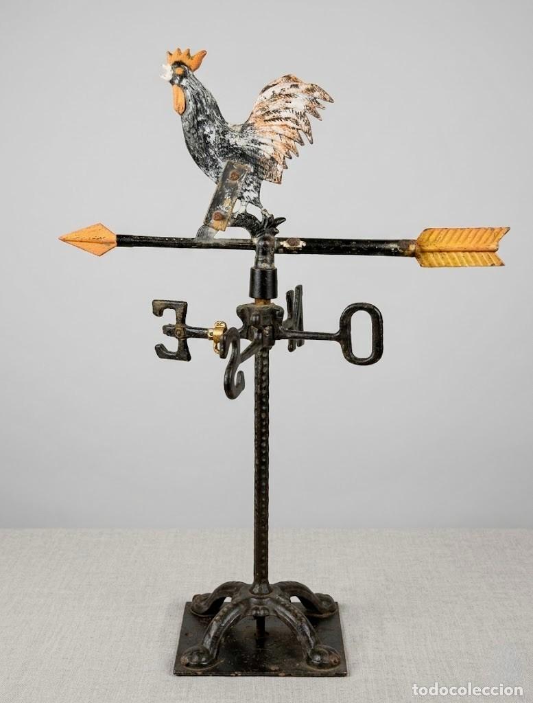 Antig&uuml;edades: Veleta de hierro fundido restaurada