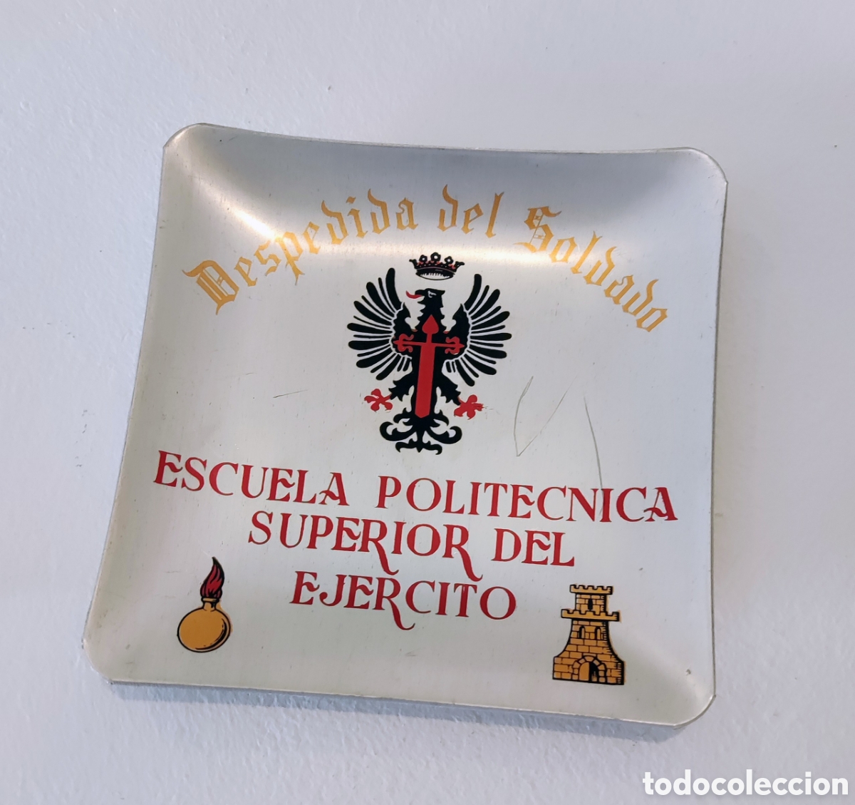 Antig&uuml;edades: Cenicero militar ESPOL Ej&eacute;rcito espa&ntilde;ol vintage