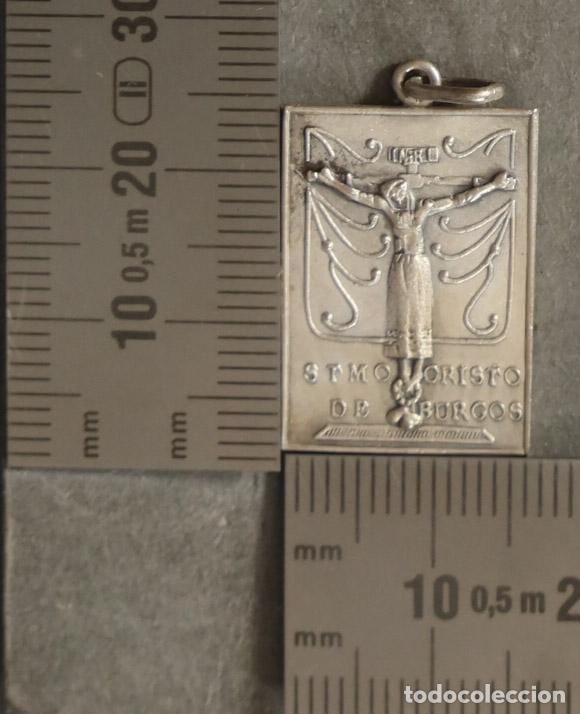 Antig&uuml;edades: MEDALLA. STO CRISTO DE BURGOS. PLATA. MODERNISTA.