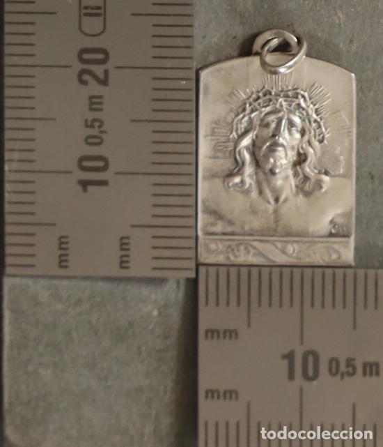 Antig&uuml;edades: MEDALLA. STO CRISTO DE LIMPIAS. PLATA .