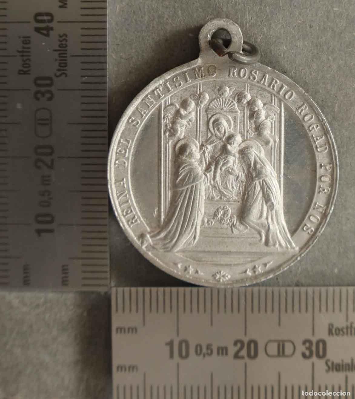 Antig&uuml;edades: MEDALLA. NTRA SRA DEL ROSARIO. ROSARIO PERPETUO GUARDIA DE HONOR A MARIA