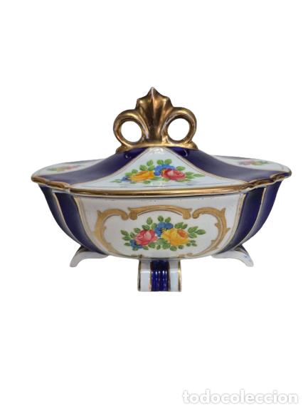 Antig&uuml;edades: Preciosa Caja, Bombonera - en Porcelana Esmaltada