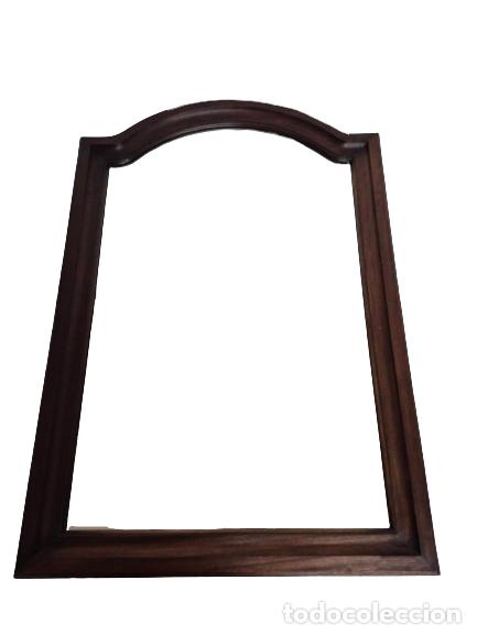 Antiquit&eacute;s: Decorativo Espejo - Marco en Madera con Moldura - Vintage