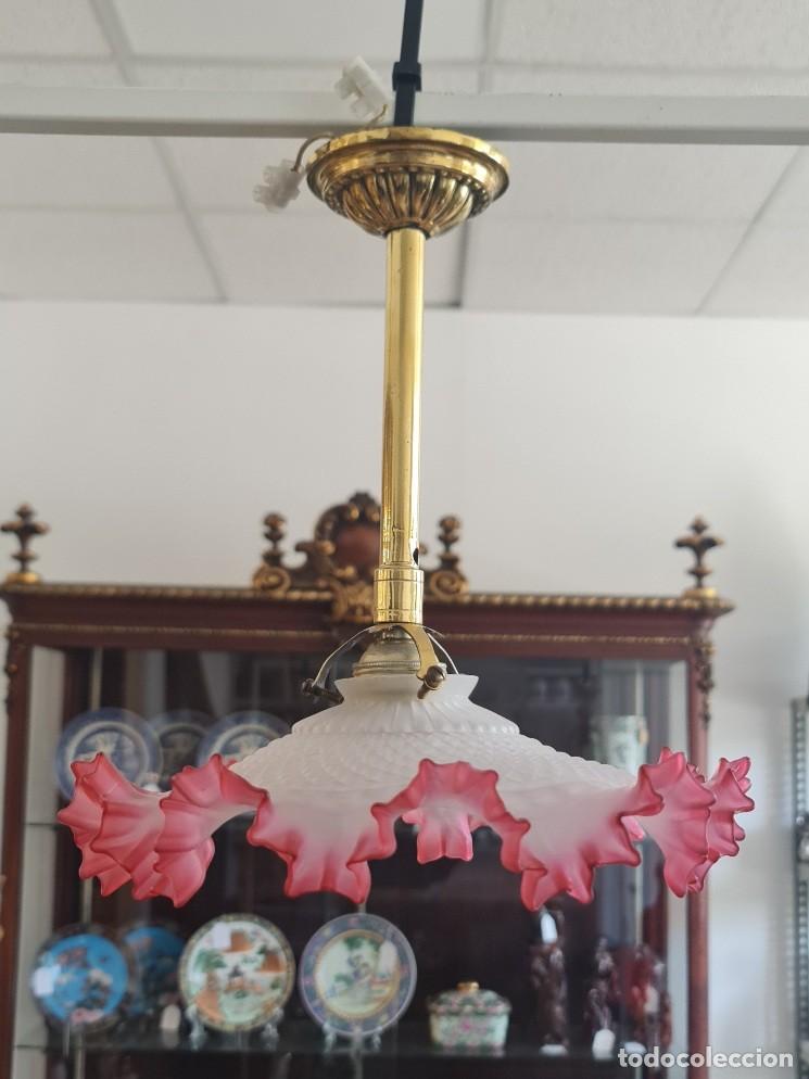 Antig&uuml;edades: Lampara de techo jugendstil