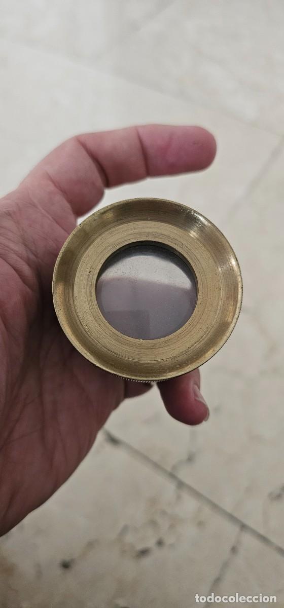 Antig&uuml;edades: Preciosa lupa de mesa tripode bronce - Foto 2