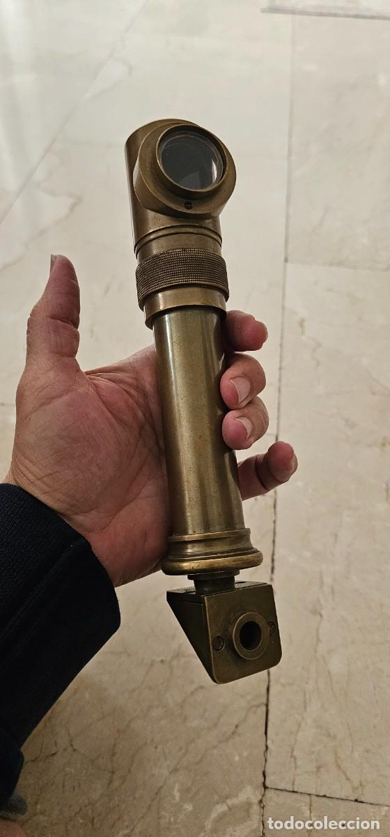Antig&uuml;edades: Precioso periscopio antiguo bronce - Foto 2
