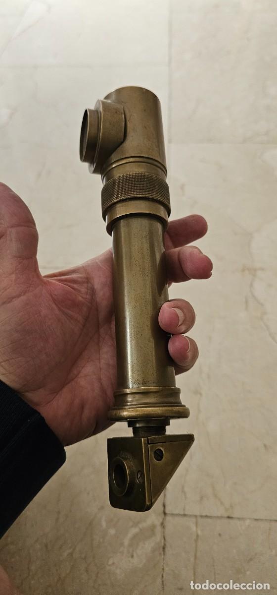 Antig&uuml;edades: Precioso periscopio antiguo bronce - Foto 4