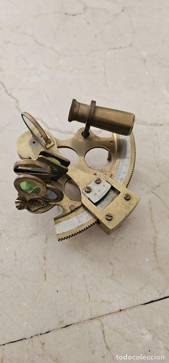 Antig&uuml;edades: Miniatura sextante bronce