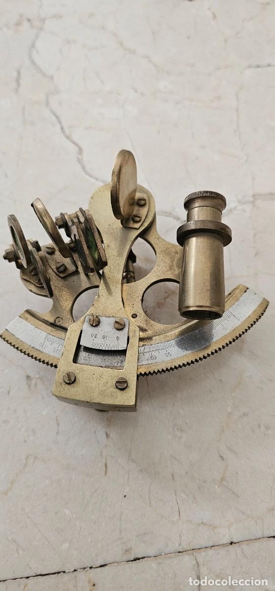 Antig&uuml;edades: Miniatura sextante bronce - Foto 2