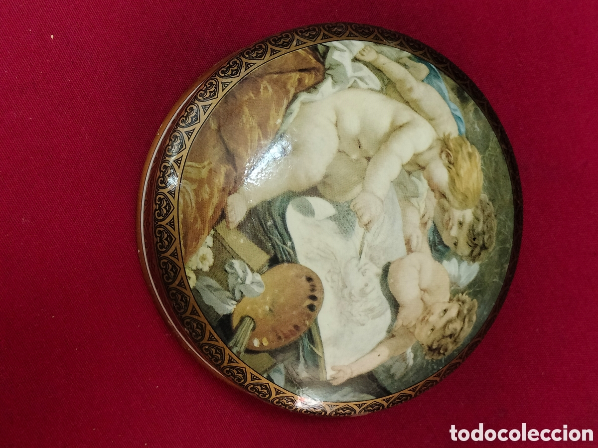 Antig&uuml;edades: Bombonera caja porcelana capodimonte