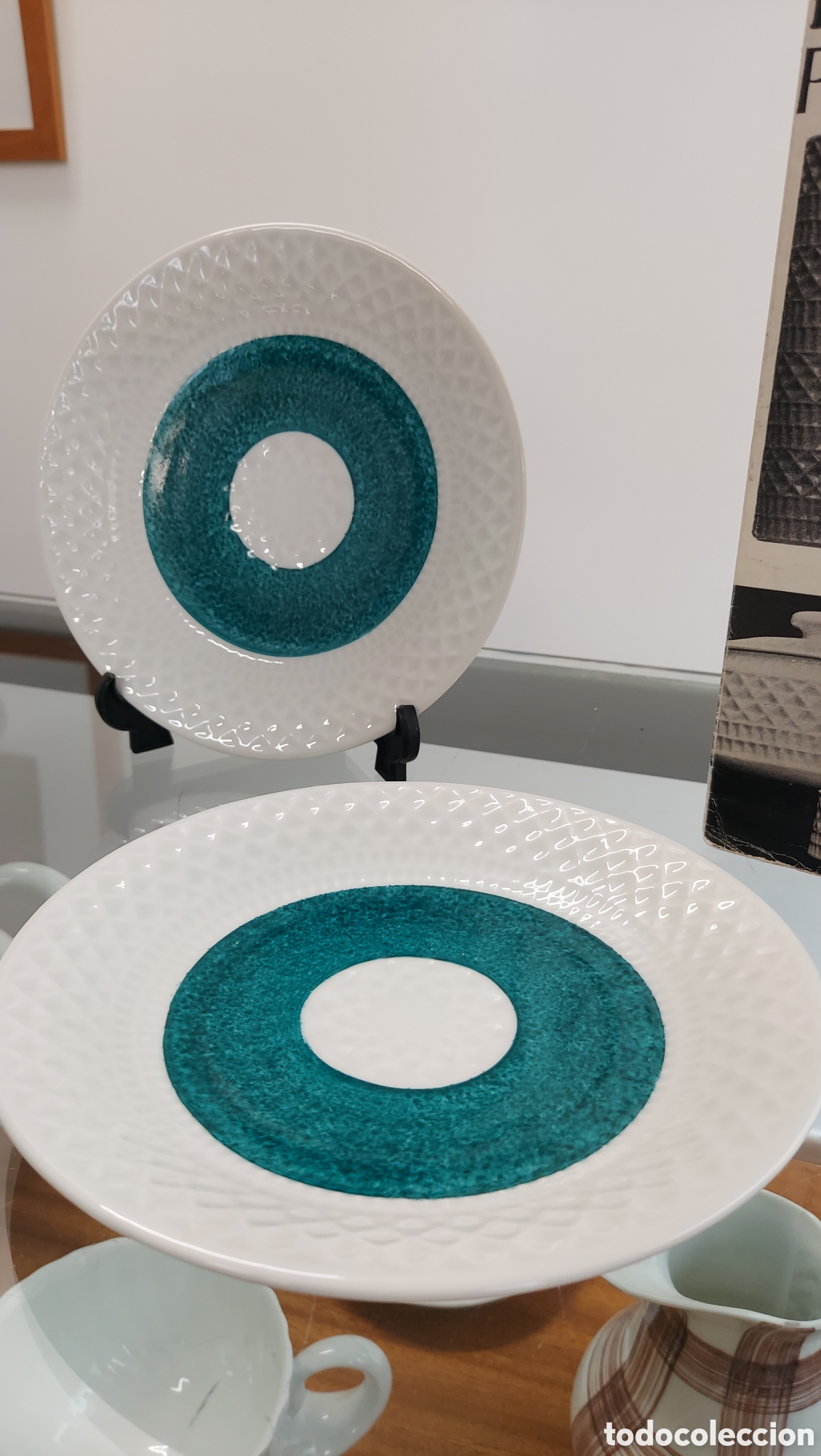 Antig&uuml;edades: Juego de desayuno Cer&aacute;micas Del Castro a&ntilde;os 60