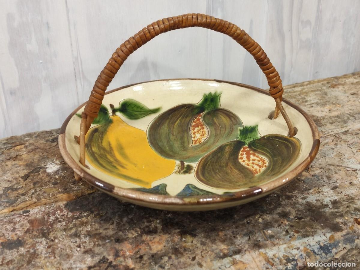 Antig&uuml;edades: Frutero cer&aacute;mica Puigdemont