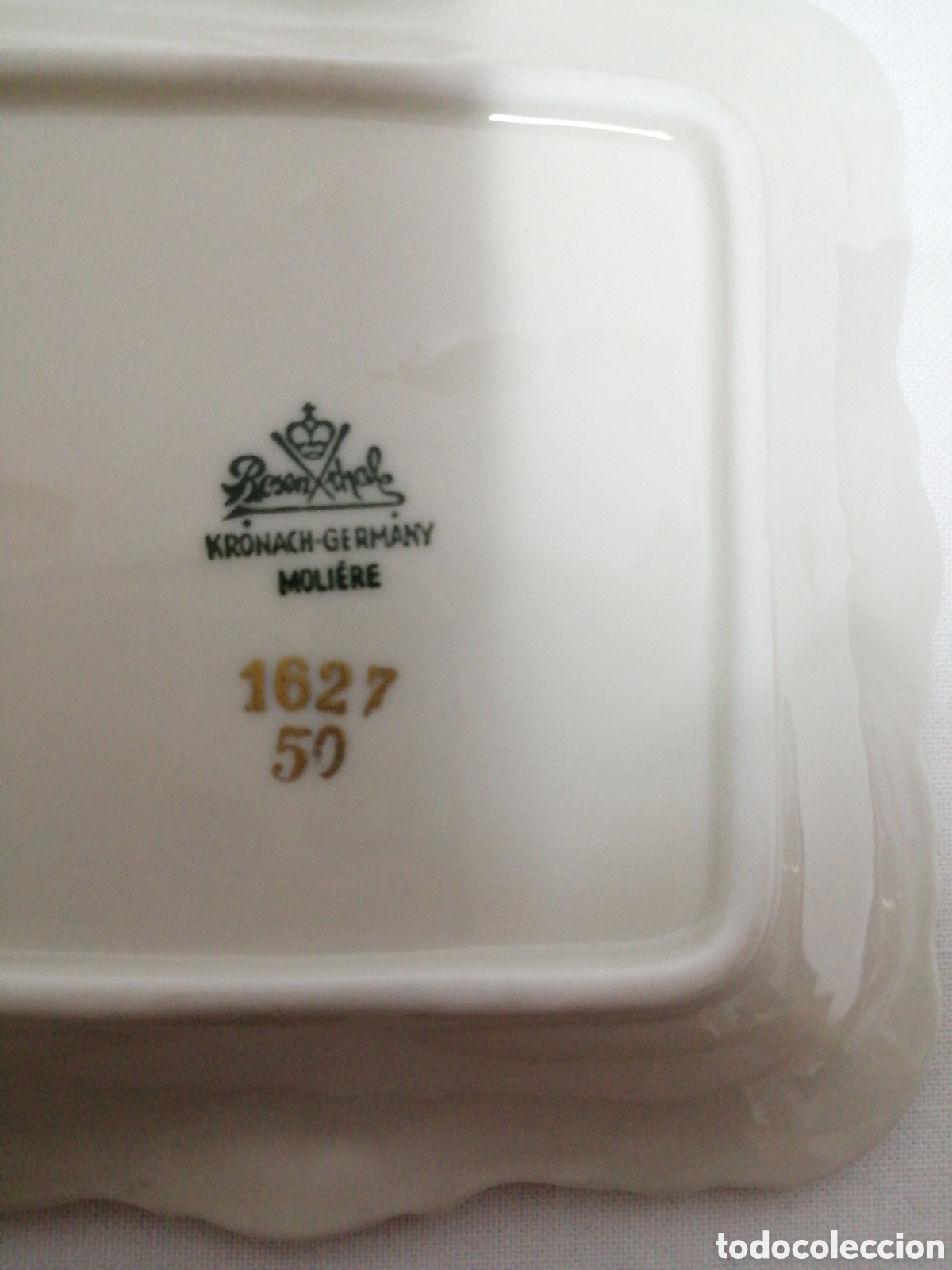 Antig&uuml;edades: Platillo de porcelana Rosenthal. - Foto 3