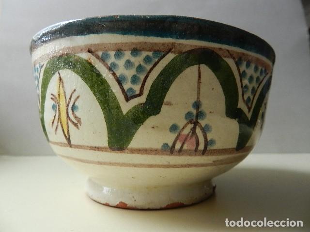 Antig&uuml;edades: Cuenco cer&aacute;mica tradicional posiblemente bereber antigua de Marruecos