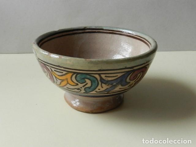 Antig&uuml;edades: Cuenco cer&aacute;mica tradicional marroqu&iacute; Marruecos